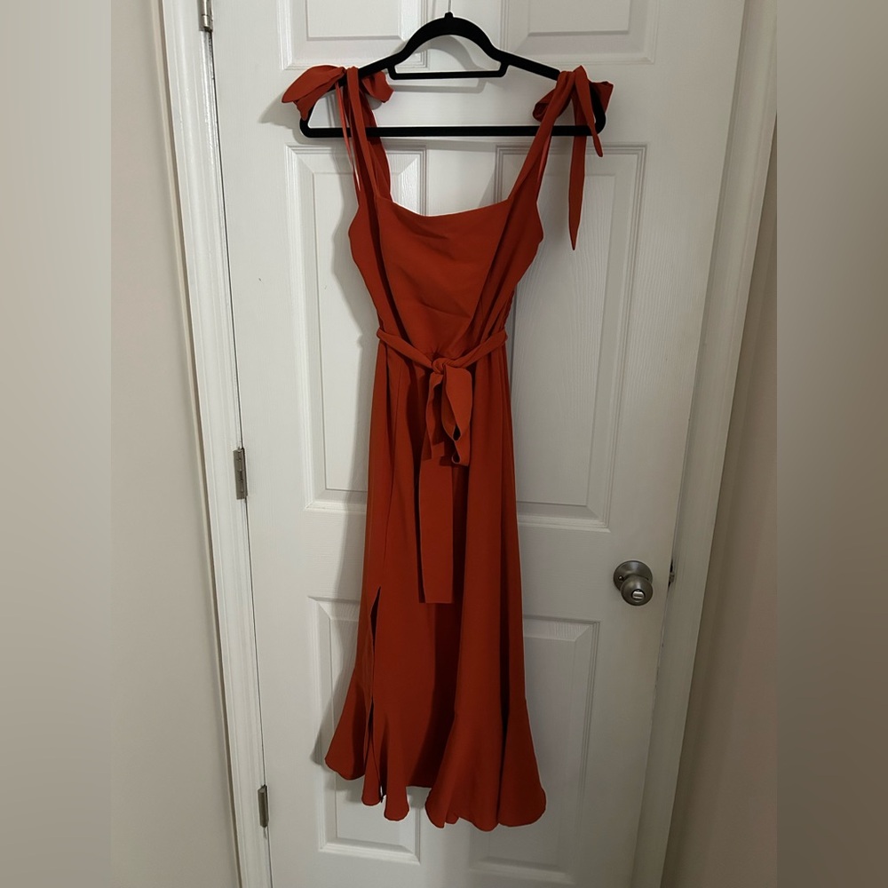 Medium orange garden dress